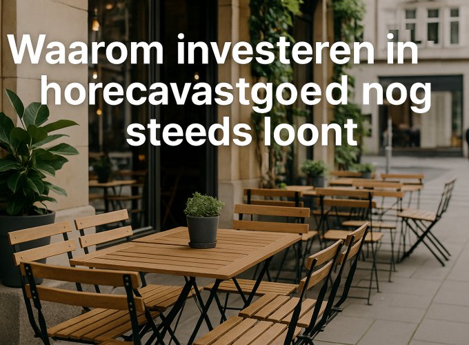 Waarom investeren in horecavastgoed nog steeds loont
