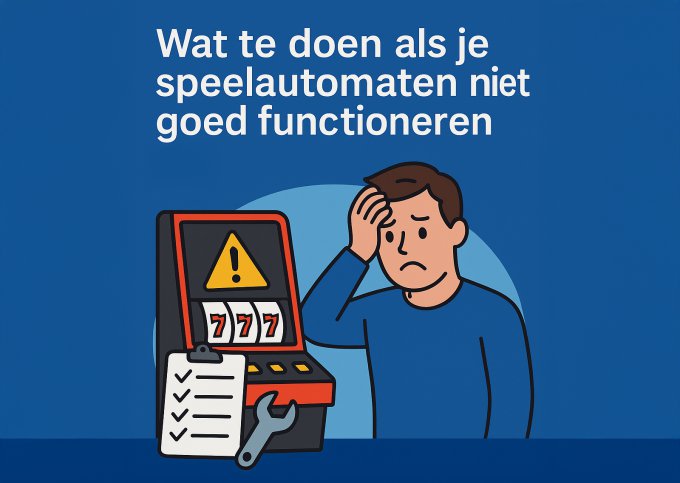 Wat te doen als je speelautomaten niet goed functioneren