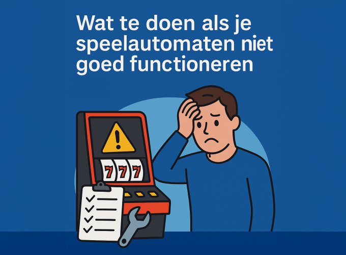 Wat te doen als je speelautomaten niet goed functioneren