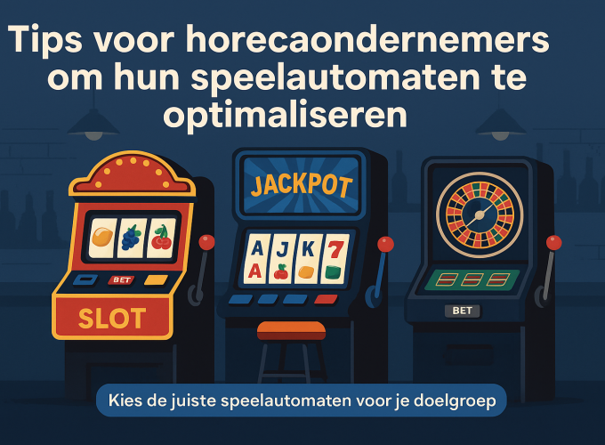 Tips voor horecaondernemers om hun speelautomaten te optimaliseren